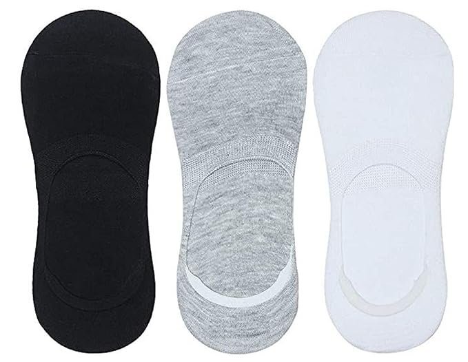 615lC4YGu3L._SX679_ Women Solid Ankle Length Cotton Socks (Pack Of 3, Multicolor) (Copy) - Image 1